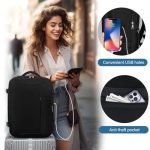 Sac à dos cabine 45x36x20 cm – Format EasyJet avec compartiment PC, 30L, poches multiples – Image 6