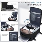 Sac à dos cabine 45x36x20 cm – Format EasyJet avec compartiment PC, 30L, poches multiples – Image 5
