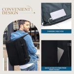 Sac à dos cabine 45x36x20 cm Lossga – Bagage cabine compatible EasyJet, Jet2, TUI – Image 5